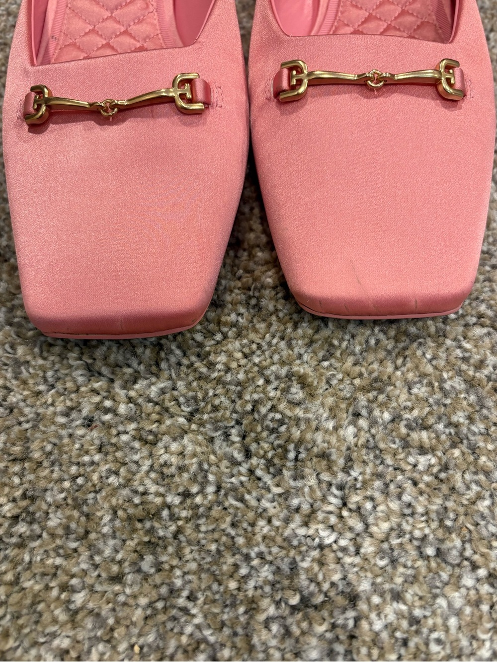 Sam Edelman Pink Square Toe Bit Mules - Picture 7 of 7